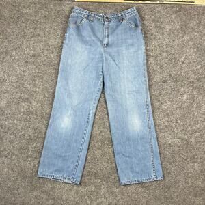 Sears Jeans Womens Size 16 Light Blue Straight Leg Classic Denim Casual Vintage